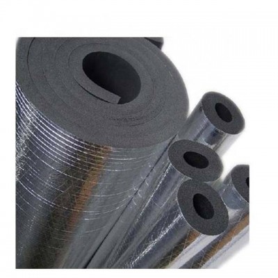 High Temperature Neoprene Rubber Foam Pipe Insulation with Aluminum Foil